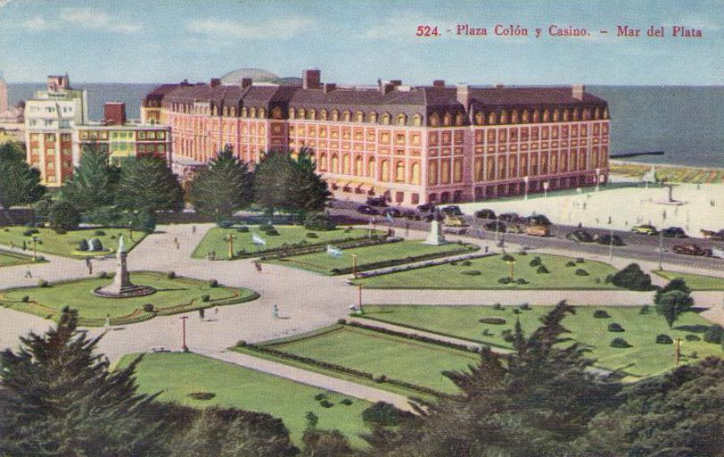 Mar del Plata, Plaza Colon y Casino