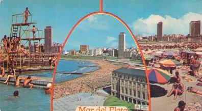 Mar del Plata, Vistas panoramicas en la playa