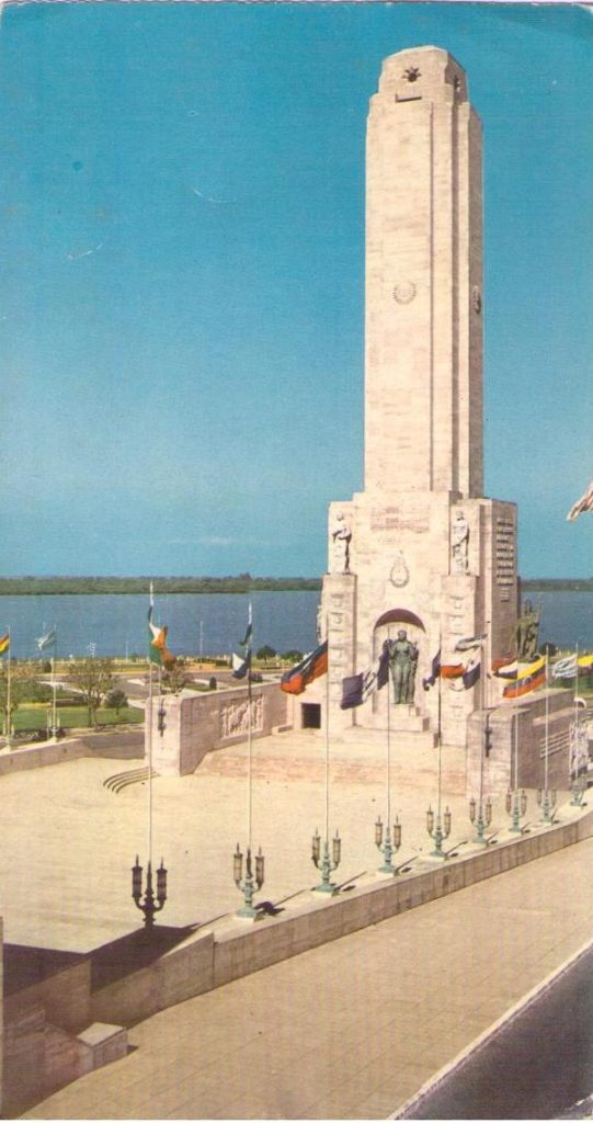 Rosario, Flag memorial and Parana River