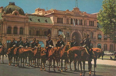 Buenos Aires, Grenadiers in front of Government House