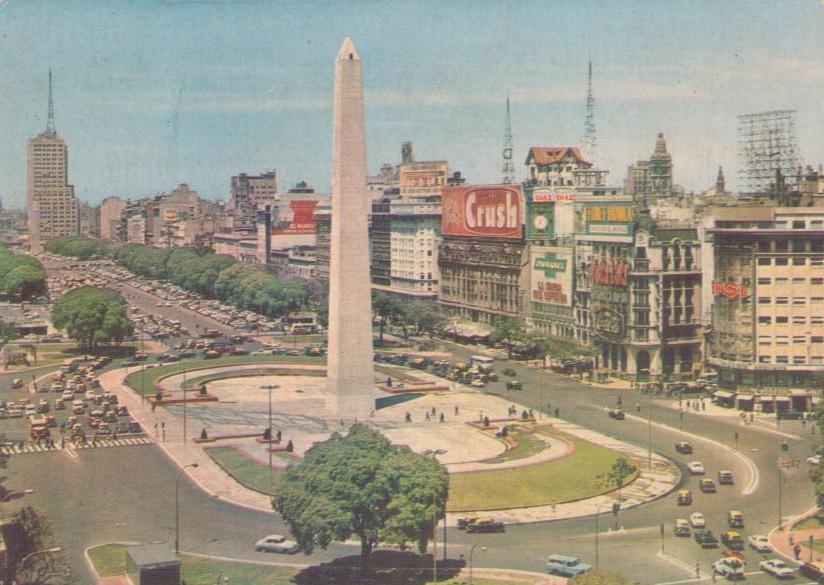 Buenos Aires, Obelisk on 9th of July Avenue