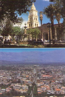 Cochabamba, Plaza 14 de Septiembre and Avenida Heroinas