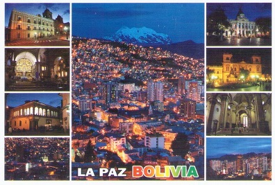 La Paz, City night images