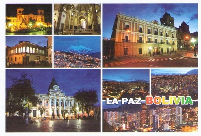 La Paz, City night images