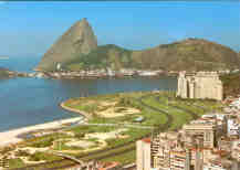 Rio de Janeiro, aerial view of Flamengo Embarkment