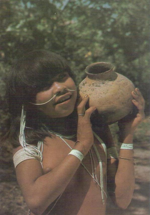 Young Marubo girl from the Itui River