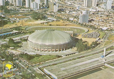 São Paulo – SP – Air view of Ibirapuera Gymnasium