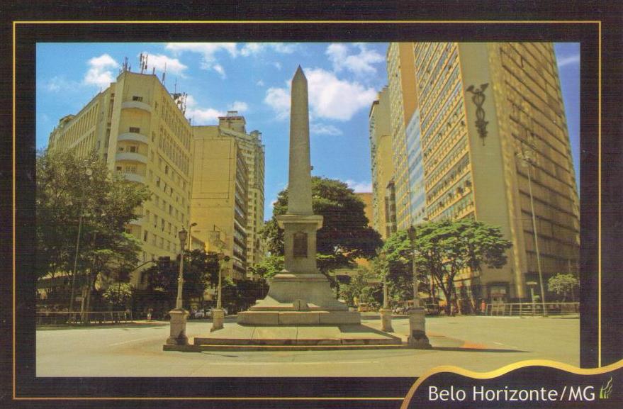 Belo Horizonte – MG – Sete de Setembro square, Monument Pirulito