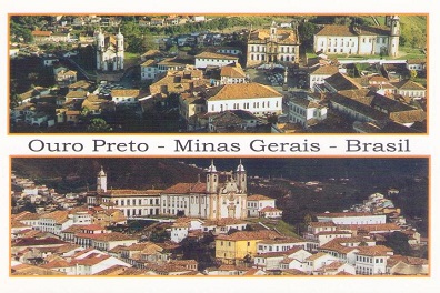 Ouro Preto – MG – Vista Parcial da cidade