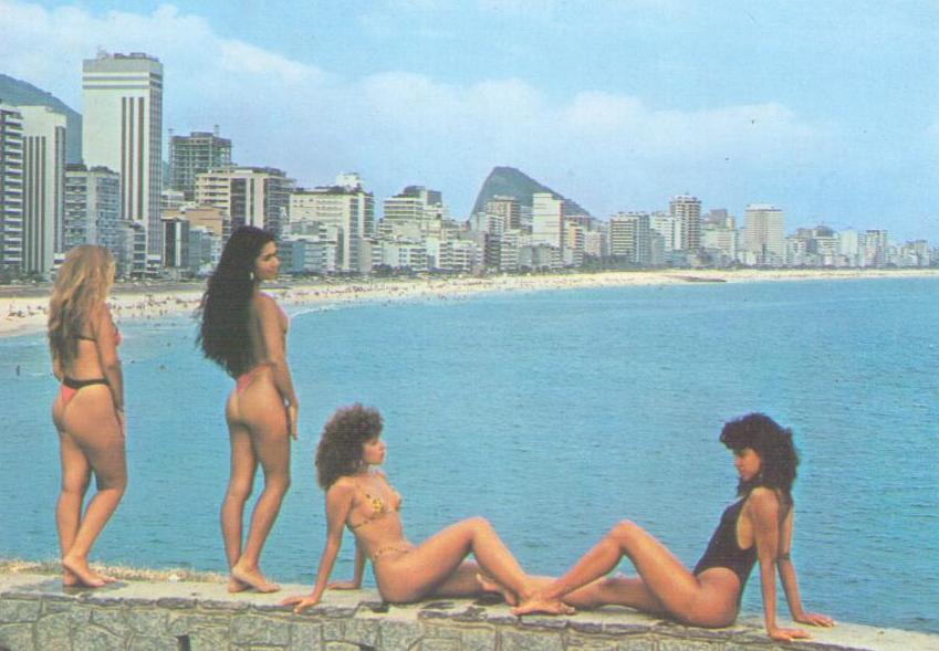 Rio de Janeiro – RJ – Panoramic View – Leblon and Ipanema Beaches