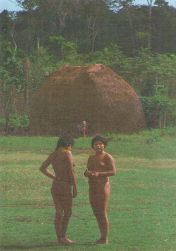 Rondonia, Women of Cinta Larga tribe, Morena Mountains