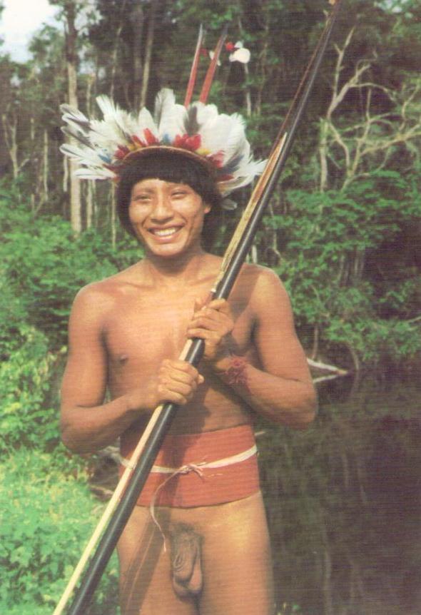 Rondonia, Cinta Larga Indian at Aripuana River
