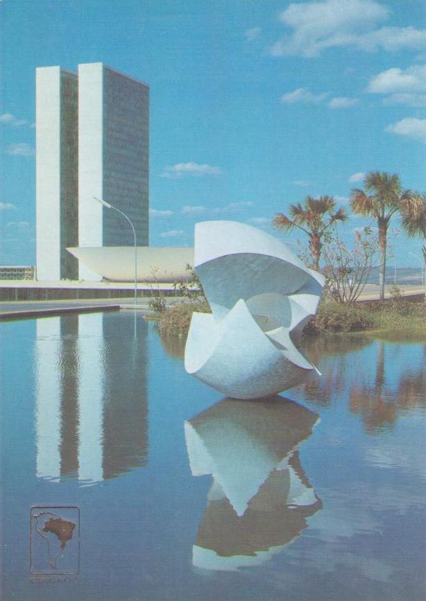 Brasilia – DF – Bruno Giorgi “Meteor” and National Congress Palace