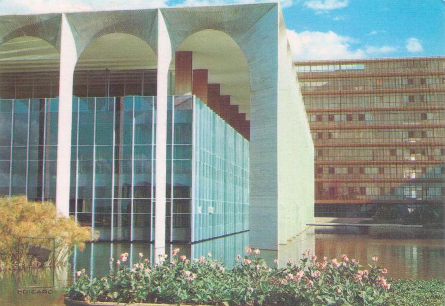 Brasilia – DF – Partial view of the Itamarati Palace