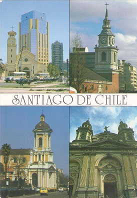 Santiago, four churches