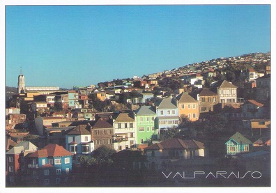 Valparaiso, colorful houses
