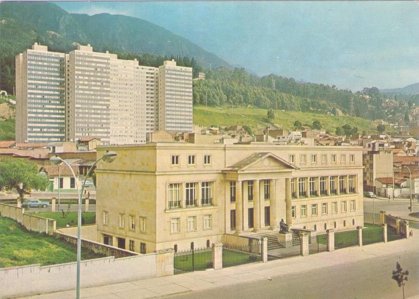 Bogota, Colombian Academy of Language, and Gonzalo Jimenez de Quesada Building