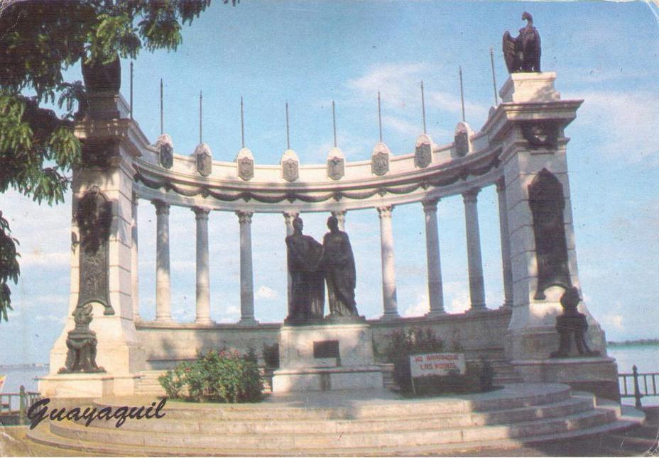 Guayaquil, Monumento a los Libertadores Bolivar y San Martin