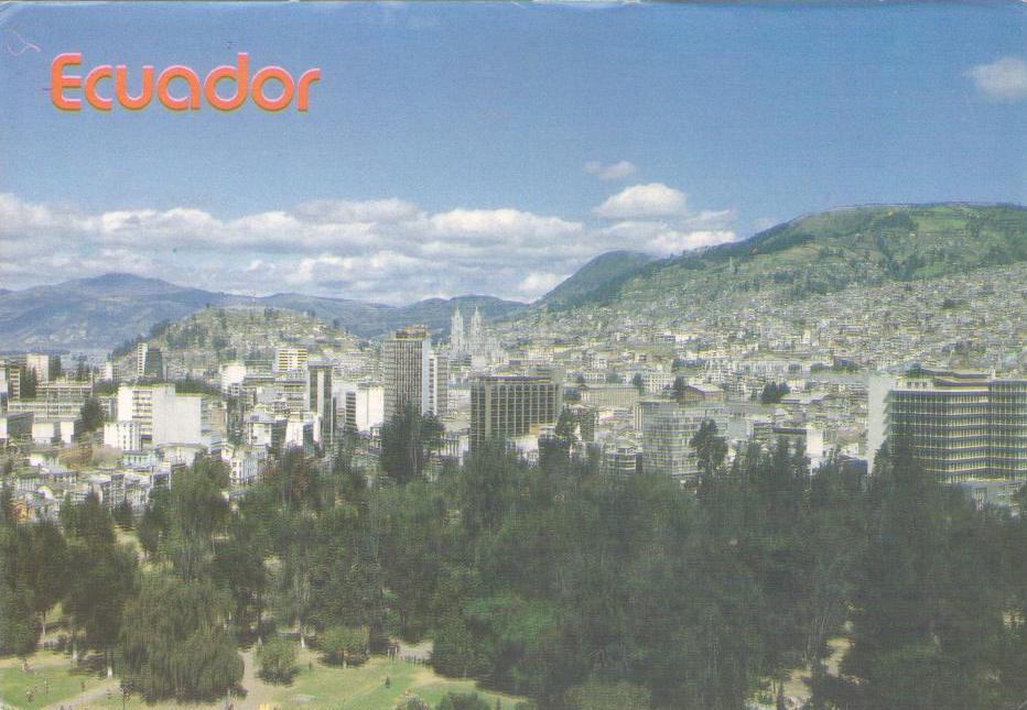 Quito, parcial view