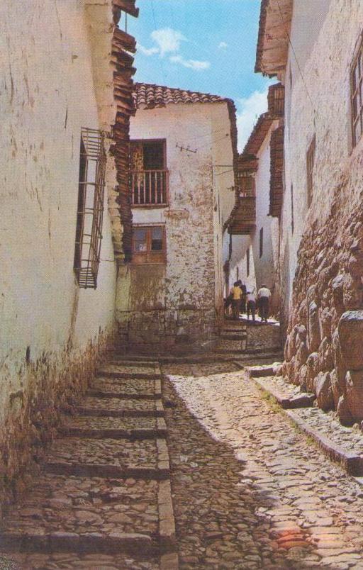 Cusco, old Inca alleys