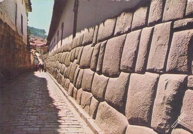 Cuzco, The wall of Inca Roca’s Palace in Hatun Rumiyac Street