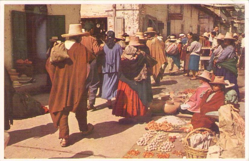 Cajamarca, Market scene