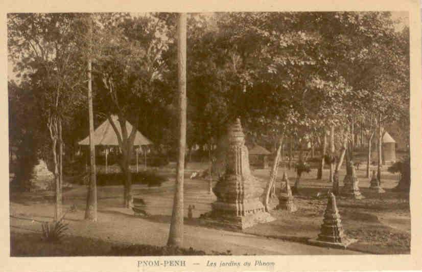 Pnom-Penh, Les jardins du Phnom