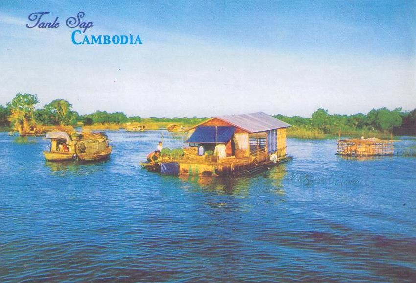 Tonle Sap, boats