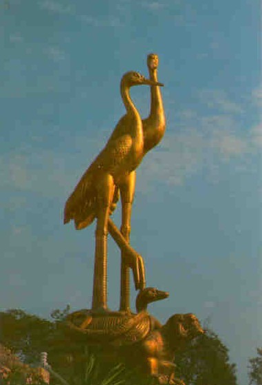 Brass cranes