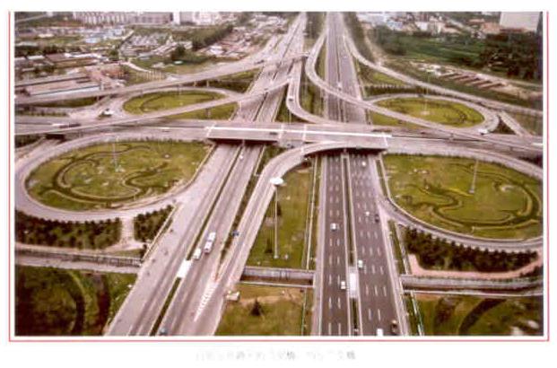 Beijing, expressway interchange