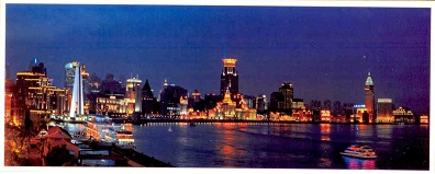 Shanghai, The Bund at night