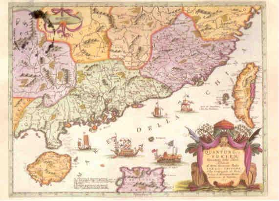 Quantung and Fokien map