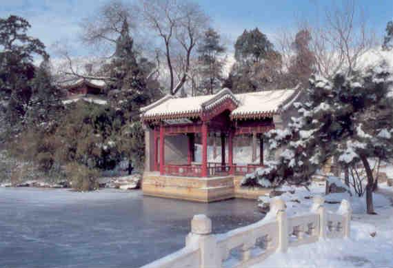 Xiaobi Pavilion in winter