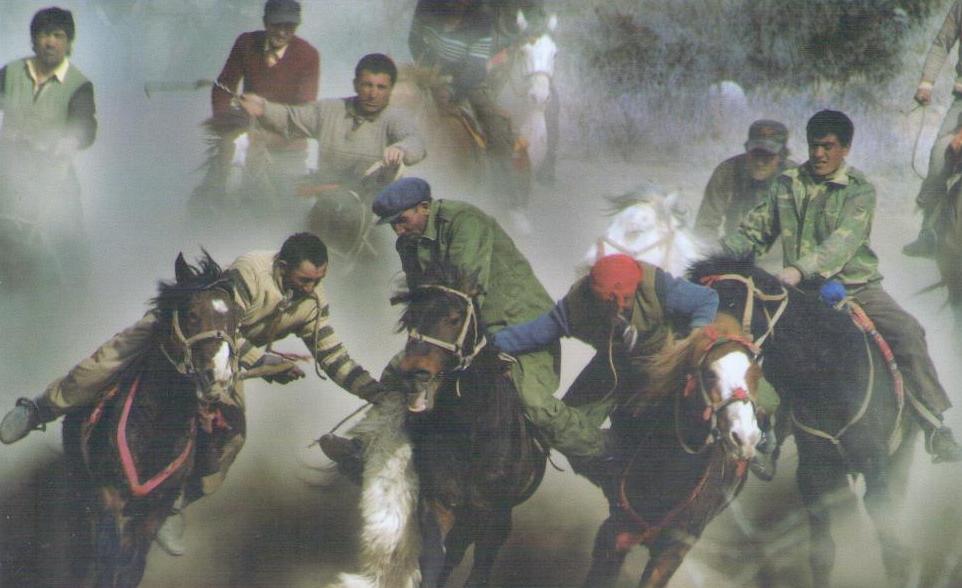 Xinjiang, The Wrestle on the Horseback