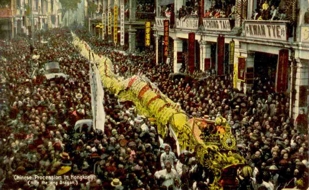 Chinese Procession in Hongkong