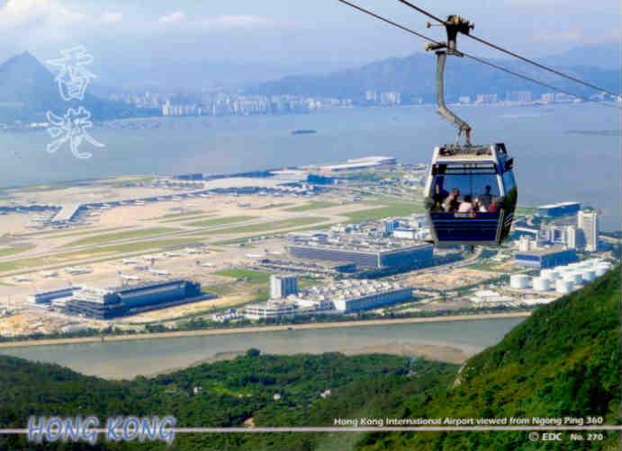 International Airport viewed from Ngong Ping 360