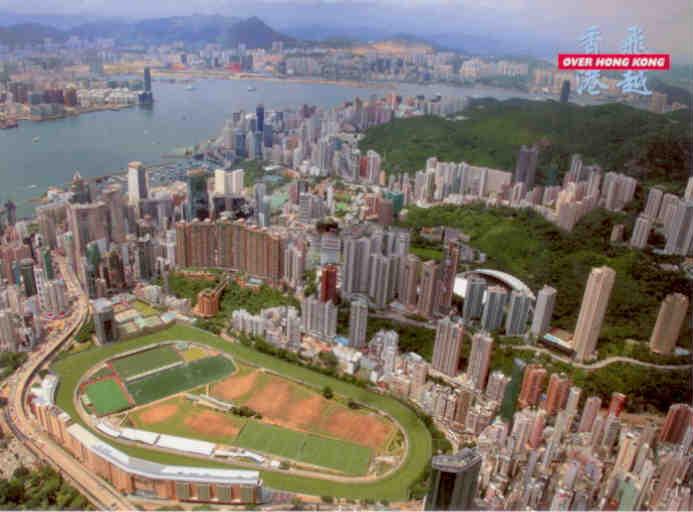 Happy Valley Racecourse and Causeway Bay