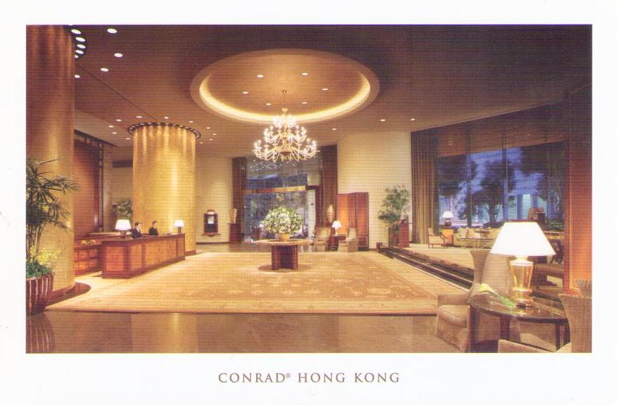 Conrad Hong Kong, lobby