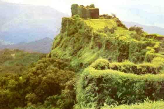 Maharashtra, Pratapgad fort ramparts