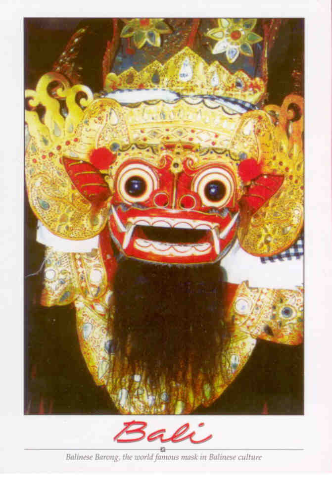 Bali, Barong mask