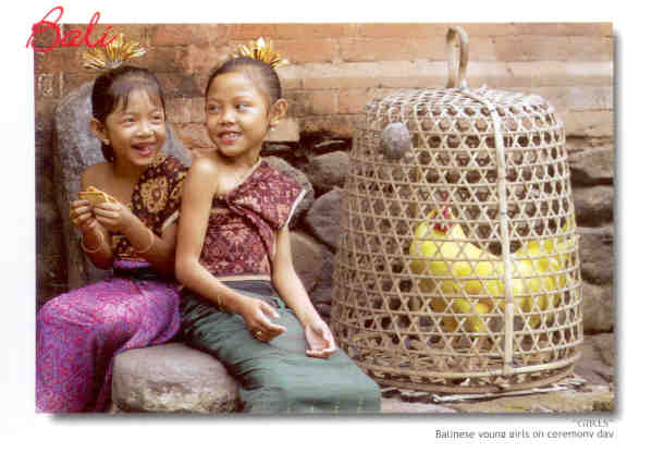 Bali, young girls
