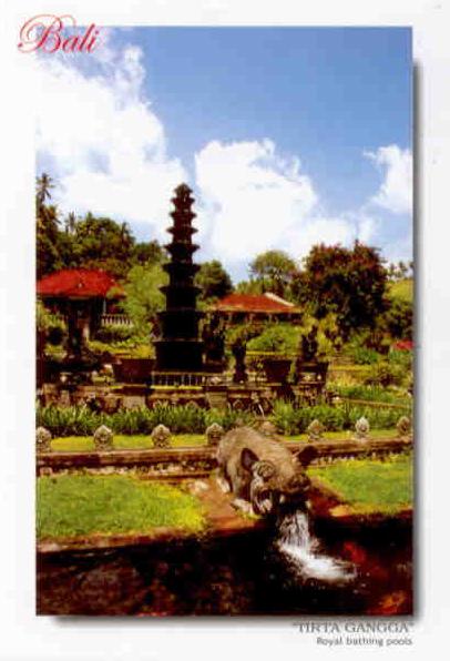 Bali, Tirta Gangga royal bathing pools