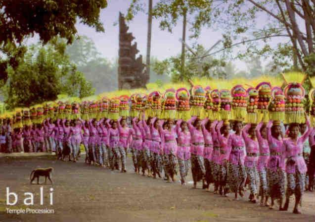 Bali, Temple Procession