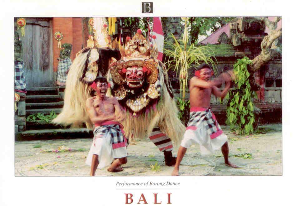 Bali, Performance of Barong Dance