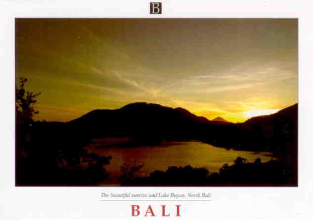 North Bali, Lake Buyan, sunrise