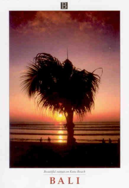 Bali, Kuta Beach sunset