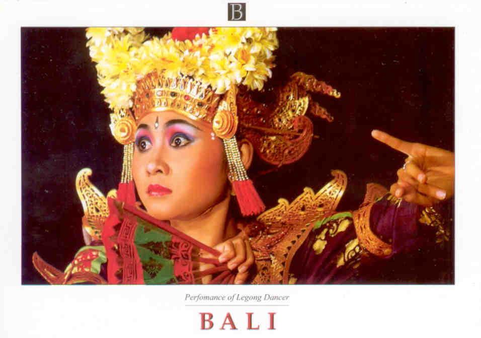Bali, Performance of Legong Dancer