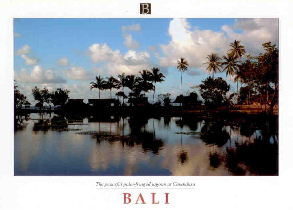 Bali, Candidasa palm-fringed lagoon