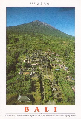Bali, Pura Besakih and Mt. Agung volcano