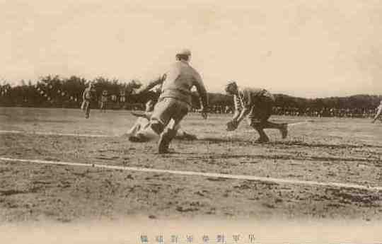 Baseball in action (Japan)